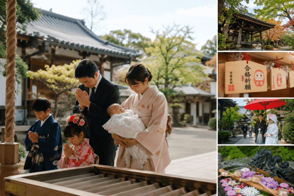 板橋区の寺院で育つ家族の祈り