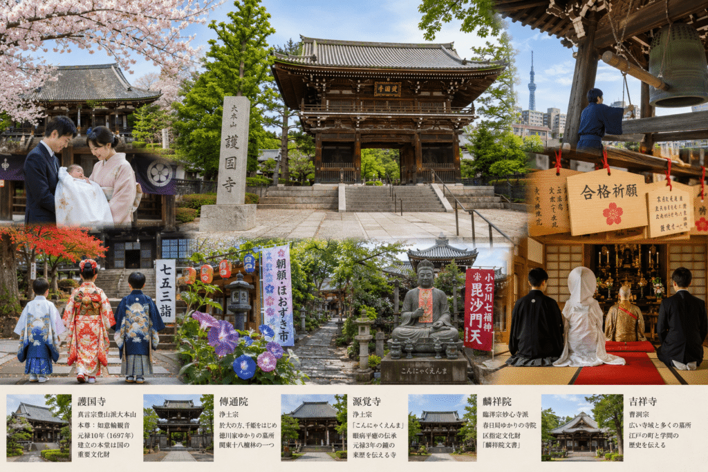 歴史と緑が織りなす文京区の寺院巡り