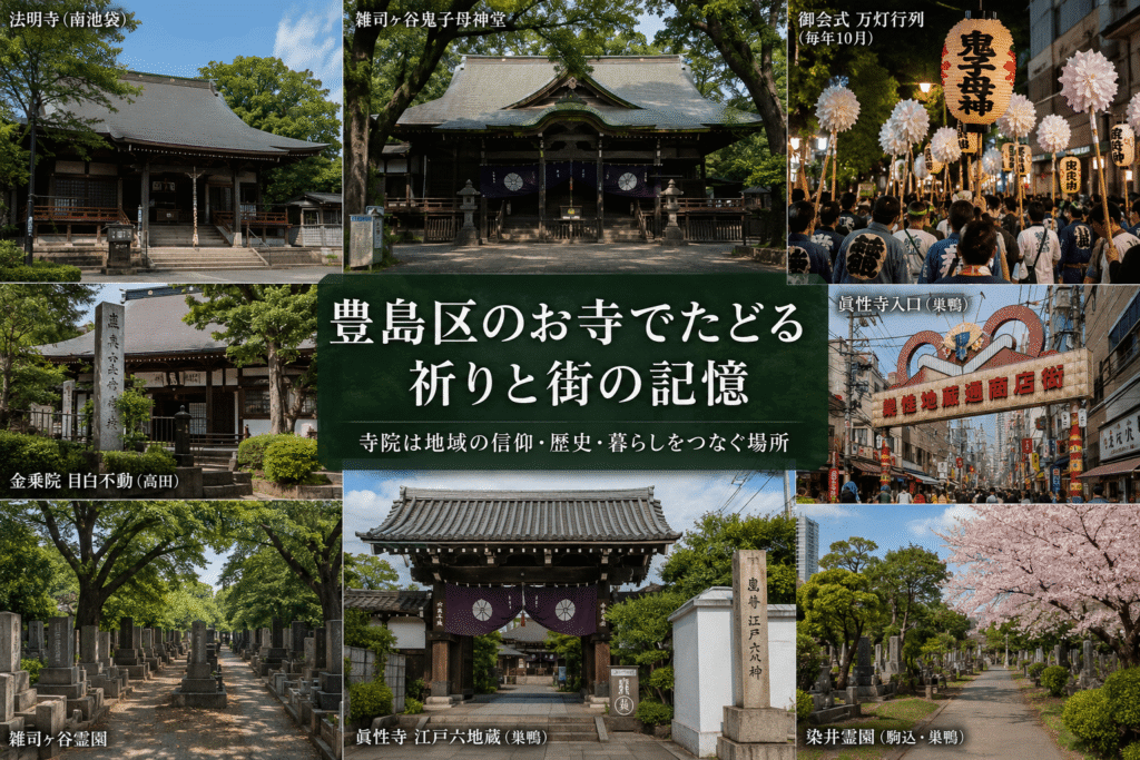 豊島区のお寺でたどる祈りと街の記憶