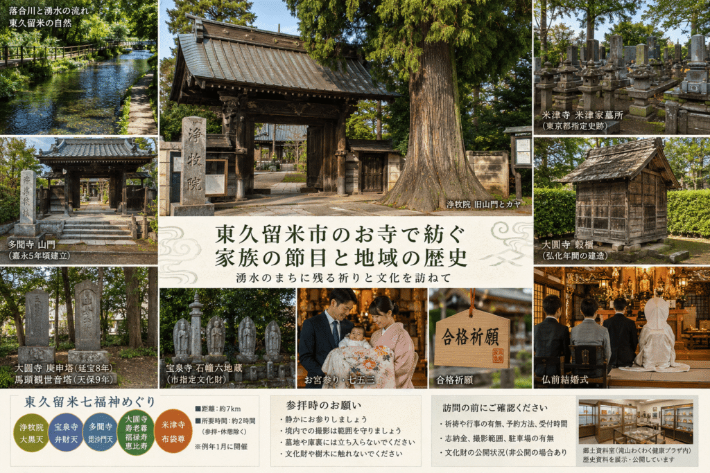 東久留米市のお寺で紡ぐ家族の節目と地域の歴史