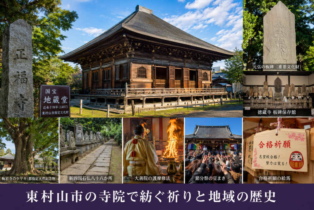 東村山市の寺院で紡ぐ祈りと地域の歴史